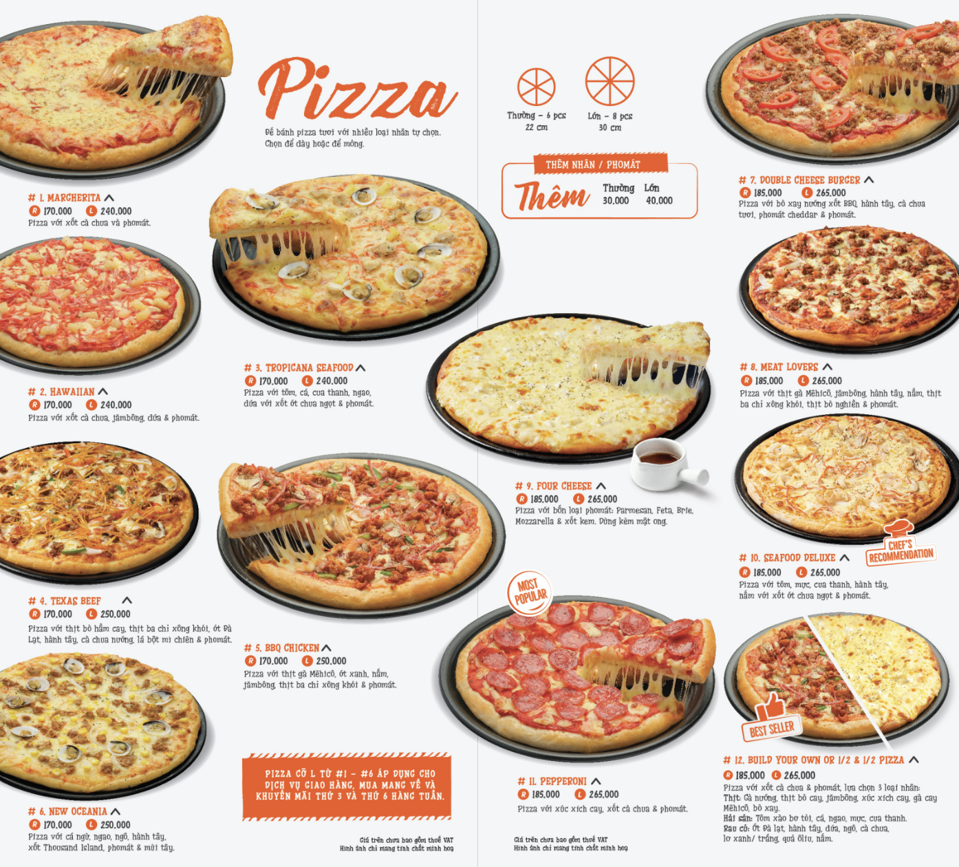 Menu Al Fresco’s - Tô Ngọc Vân ( Al Fresco’s - Xuân Diệu cũ) 6
