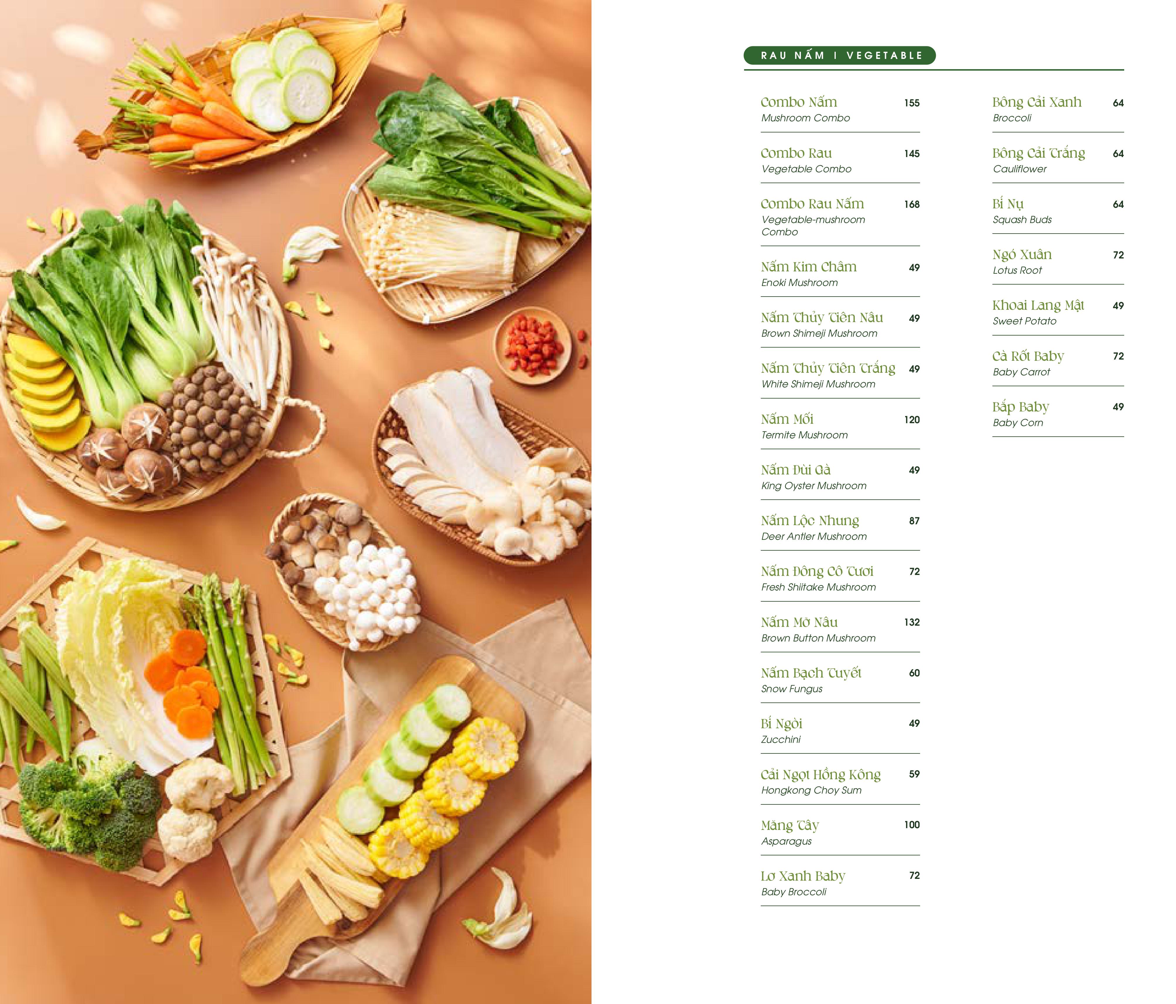 Menu Bắc Kim Thang Premium - Saigon Marina IFC Tower 7