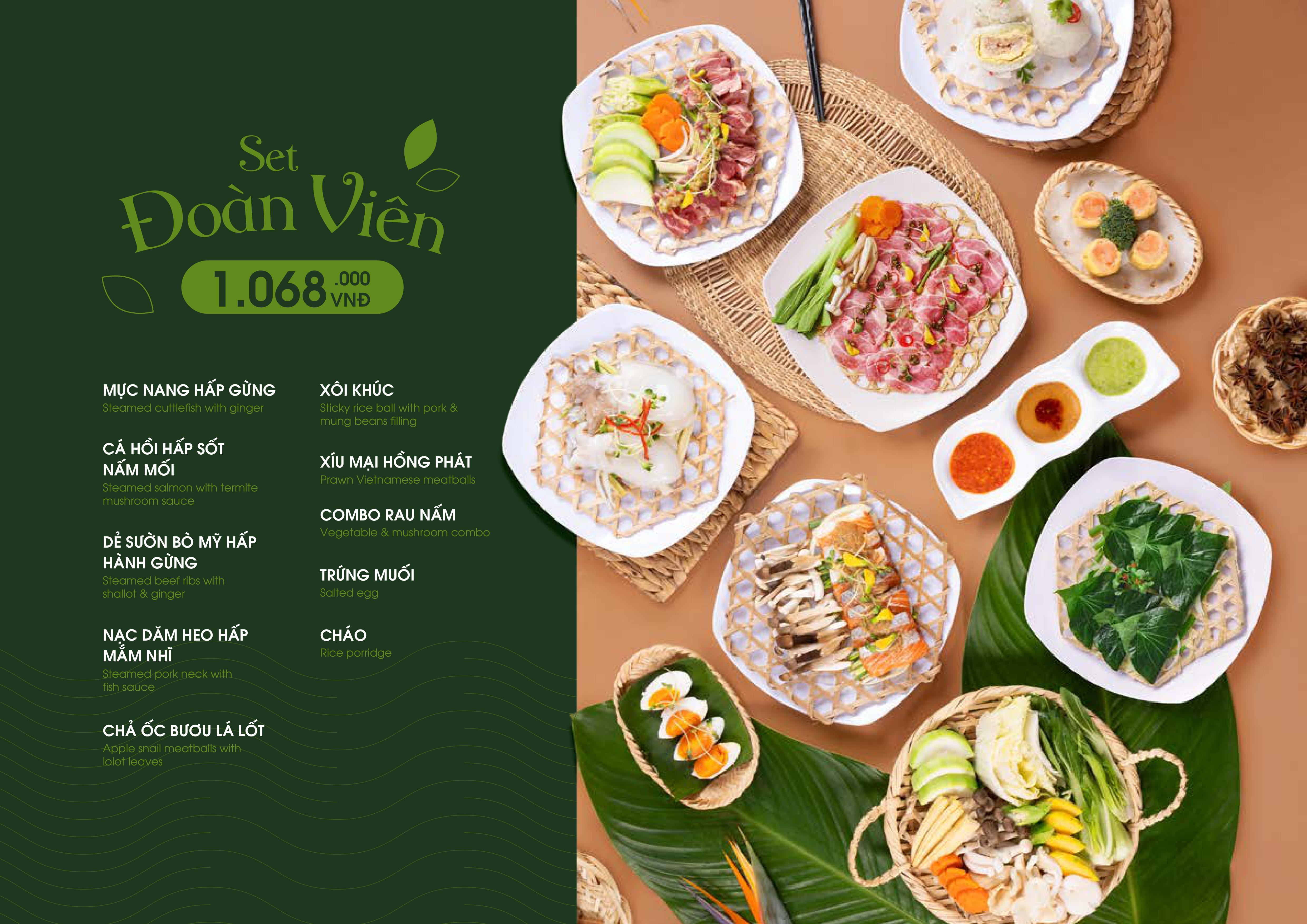Menu Bắc Kim Thang - Estella Place 9