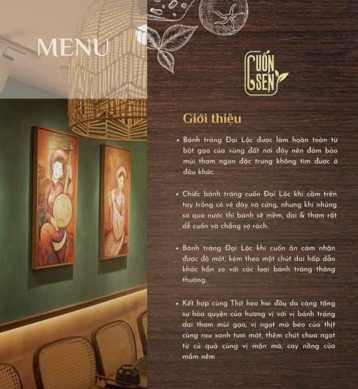Menu Cuốn Sen - Trần Huy Liệu 1