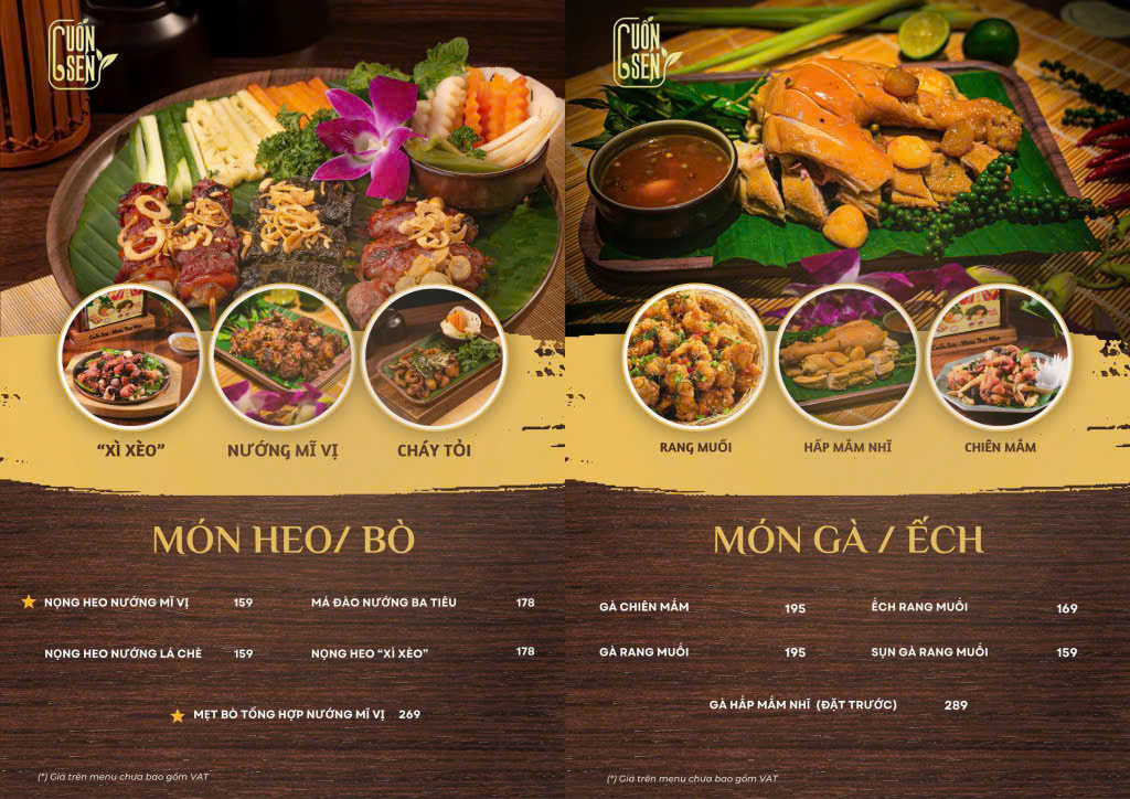 Menu Cuốn Sen - Trần Huy Liệu 5