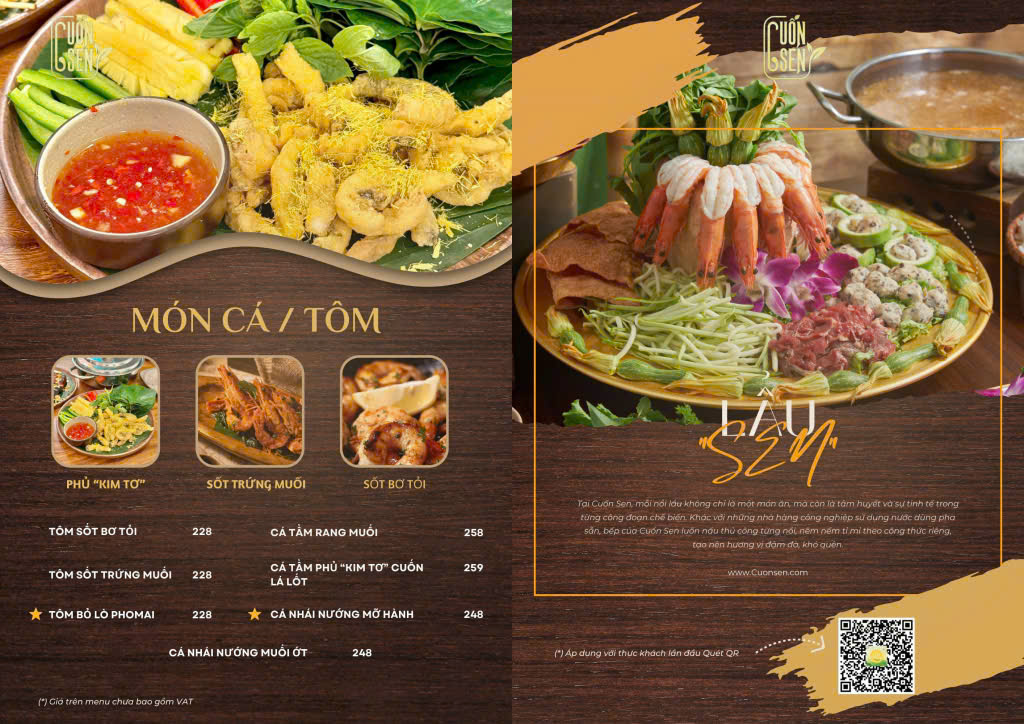 Menu Cuốn Sen - Trần Huy Liệu 6