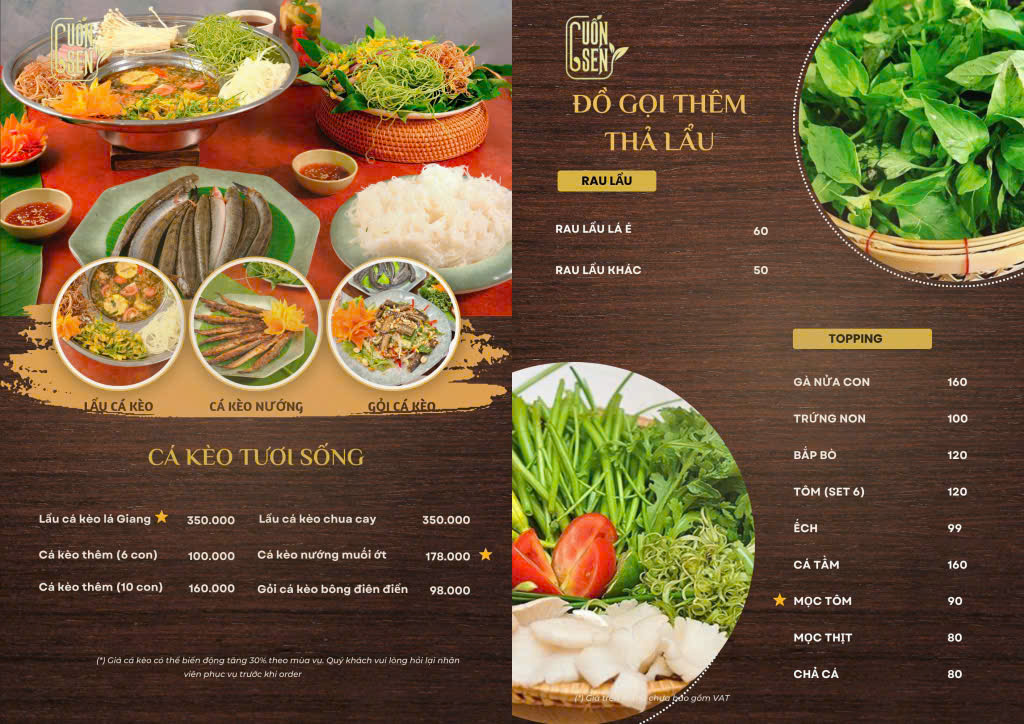 Menu Cuốn Sen - Trần Huy Liệu 8