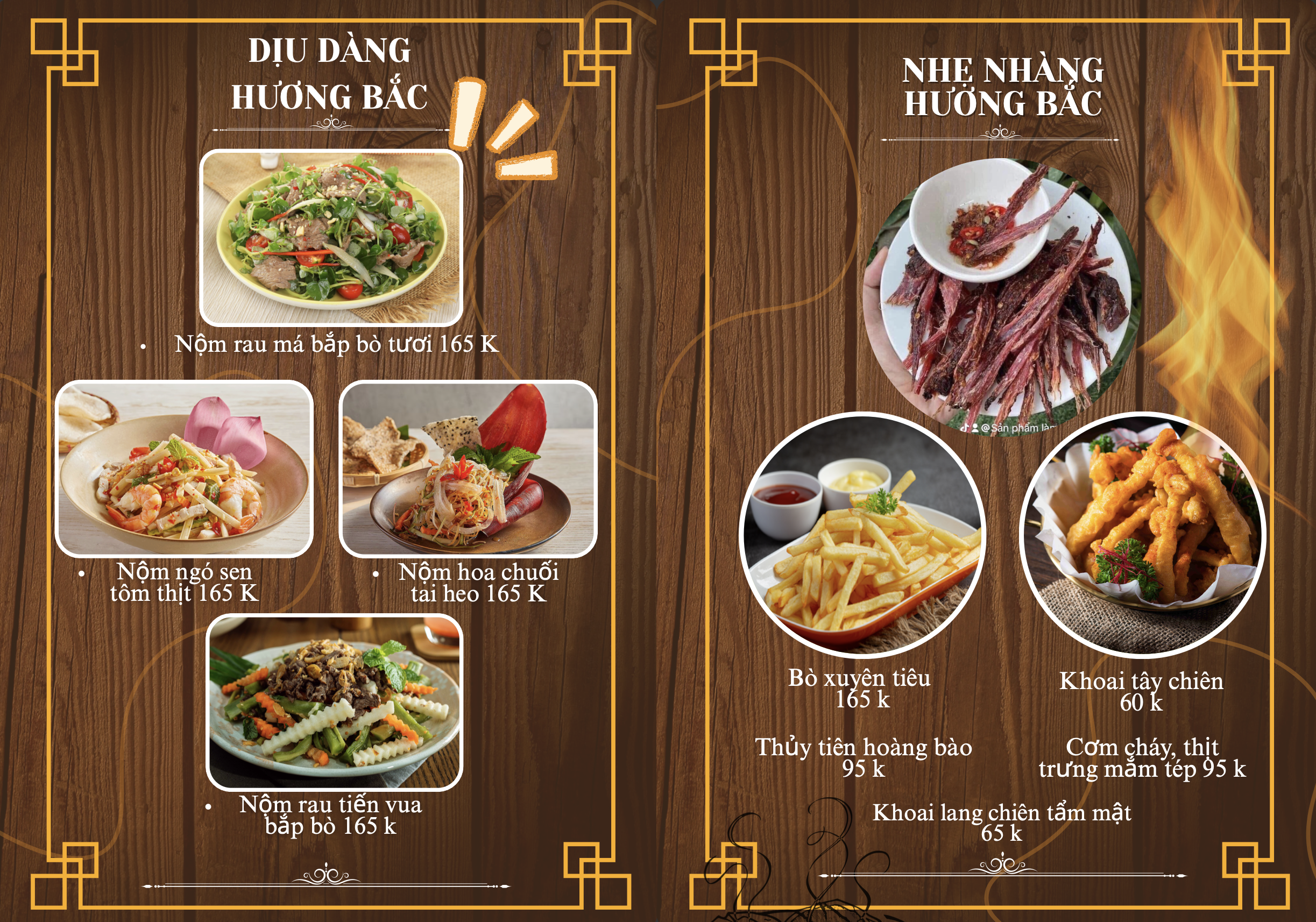 Menu Hương Bắc - Nguyễn Quốc Trị 2 