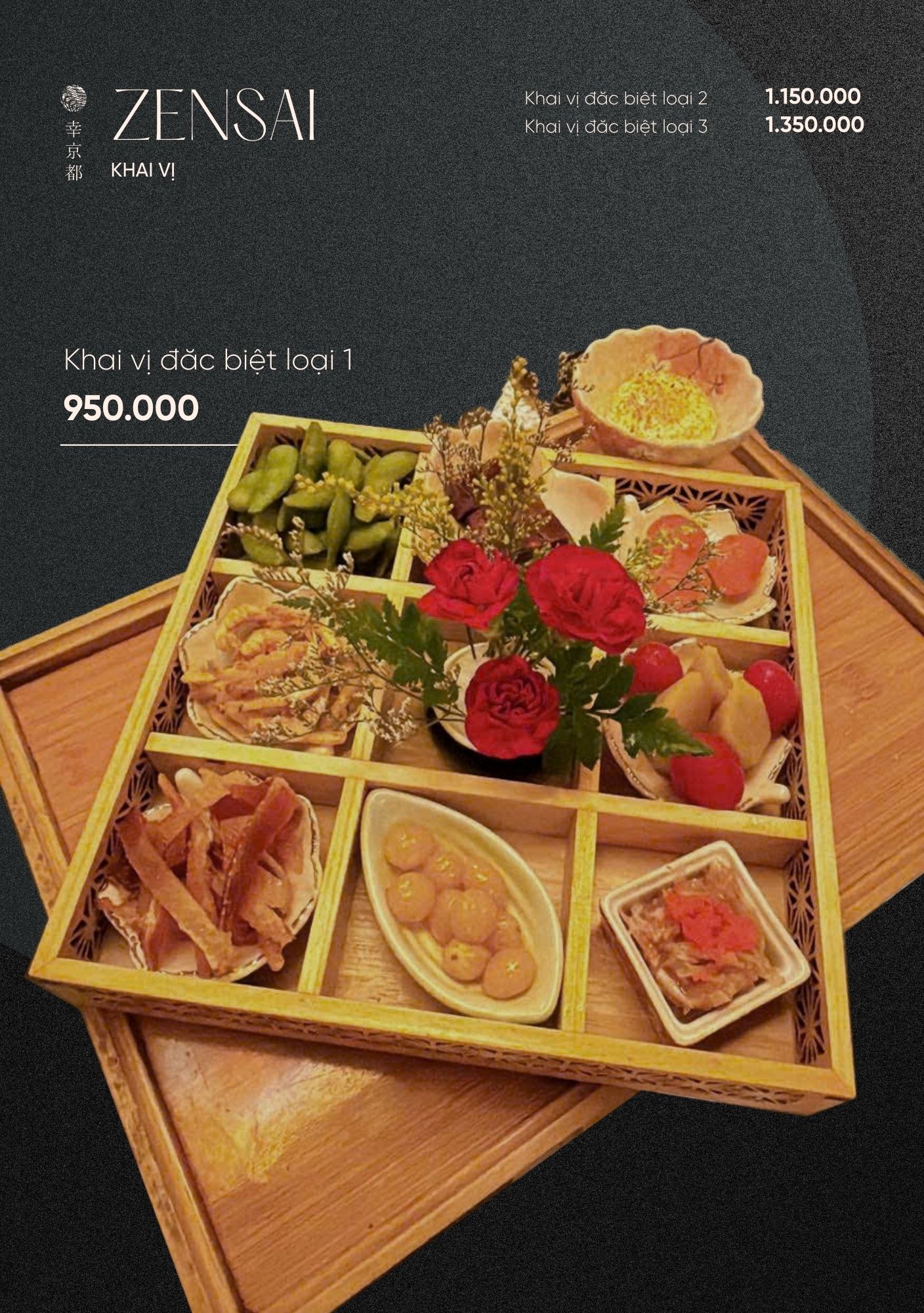 Menu Nhà hàng Hải Sản Nhật Bản Kyoto Sachi - Mạc Thái Tông 3