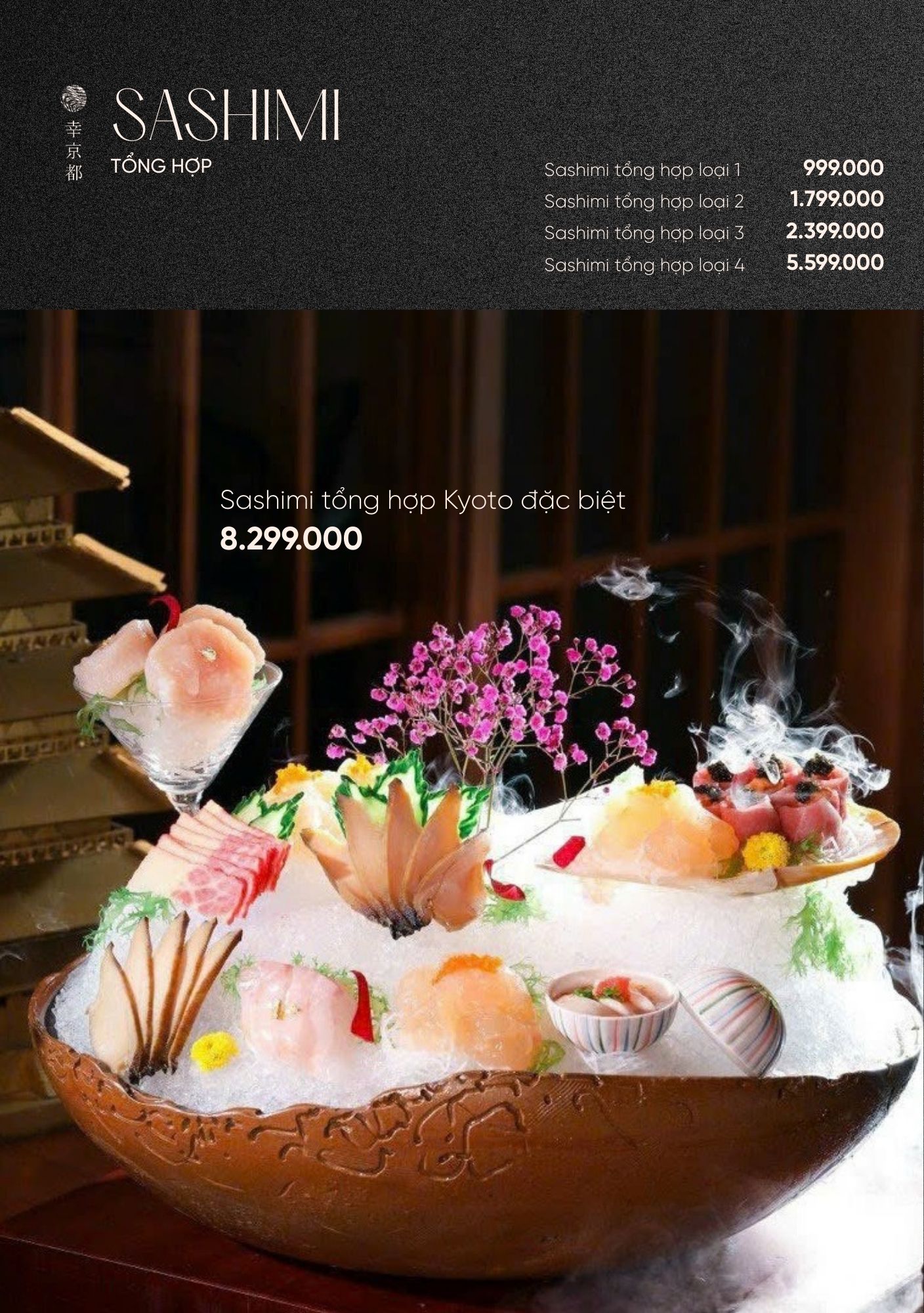 Menu Nhà hàng Hải Sản Nhật Bản Kyoto Sachi - Mạc Thái Tông 6