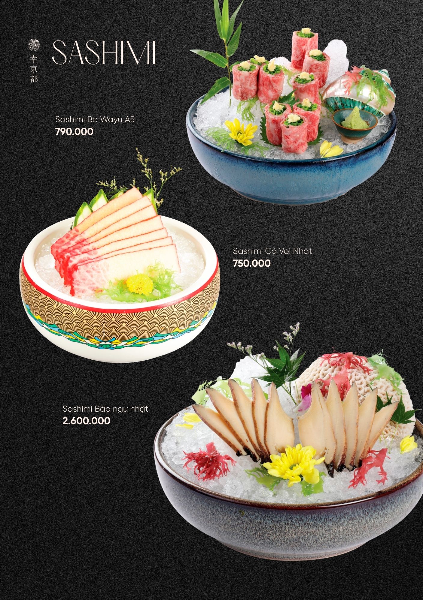 Menu Nhà hàng Hải Sản Nhật Bản Kyoto Sachi - Mạc Thái Tông 7