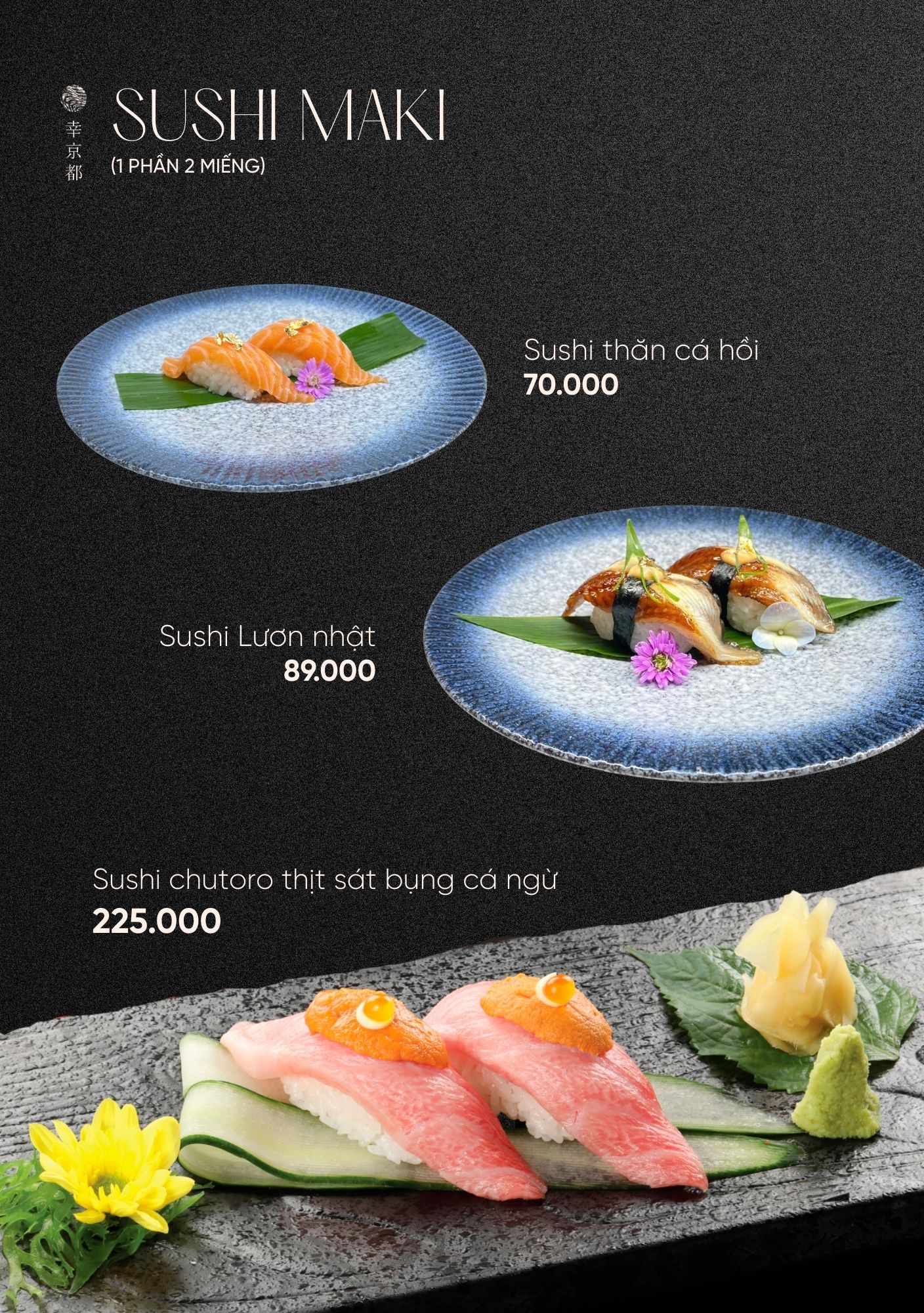Menu Nhà hàng Hải Sản Nhật Bản Kyoto Sachi - Mạc Thái Tông 9