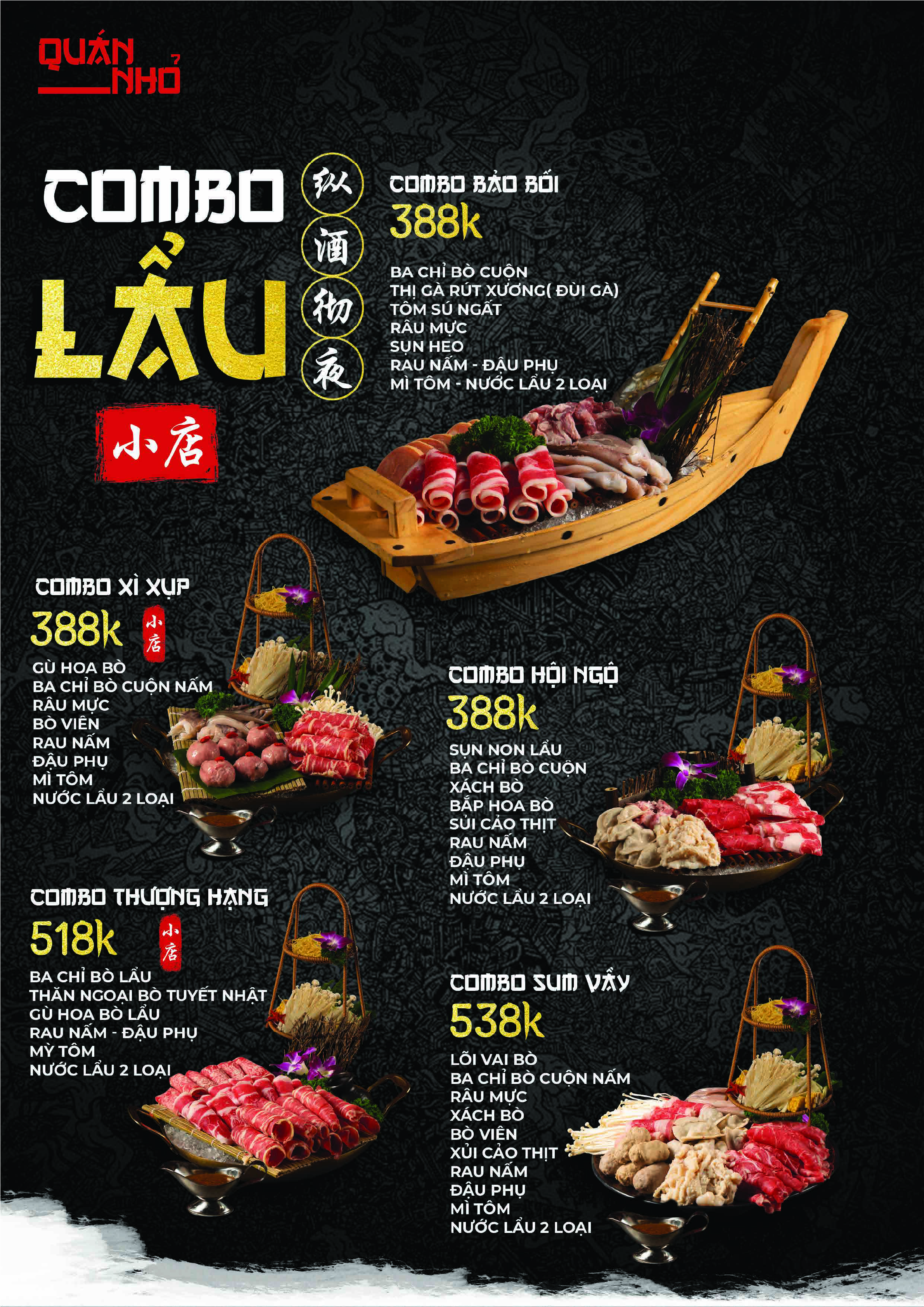 Menu Quán Nhỏ Premium - Láng Hạ 8