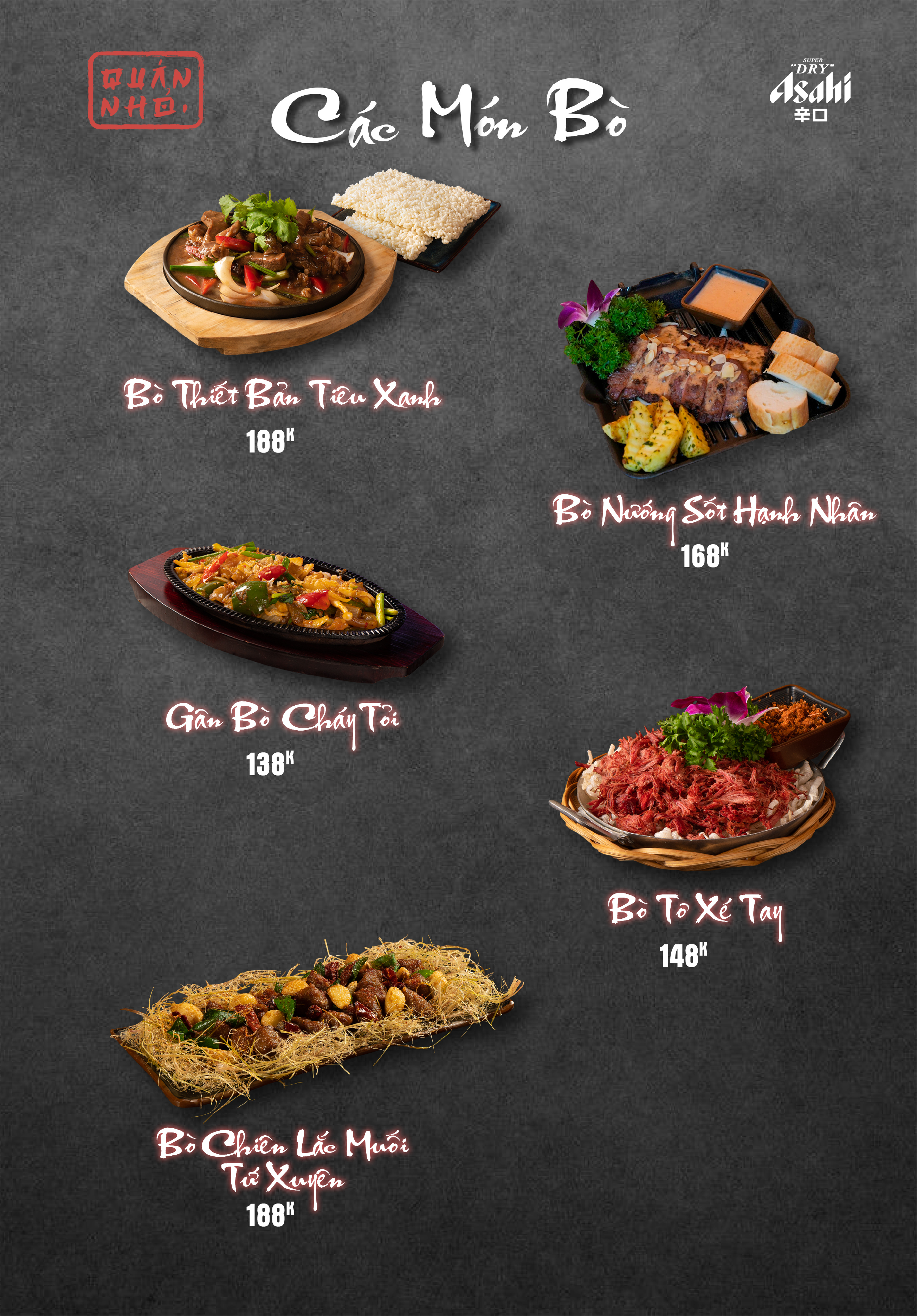 Menu Quán Nhỏ - Vĩnh Tuy 9