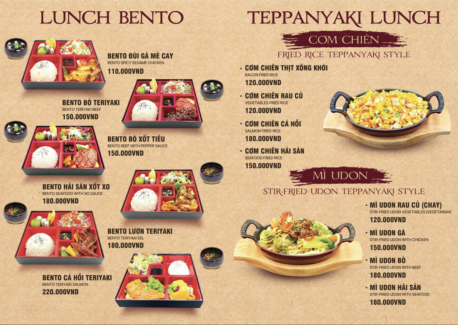 Menu Nhà hàng Steakhouse The Fan - Khu Biệt Thự Kim Long 5