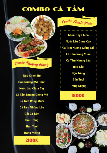 Menu Nhà hàng Thuyền Quán - Vinhomes Ocean Park 3 8