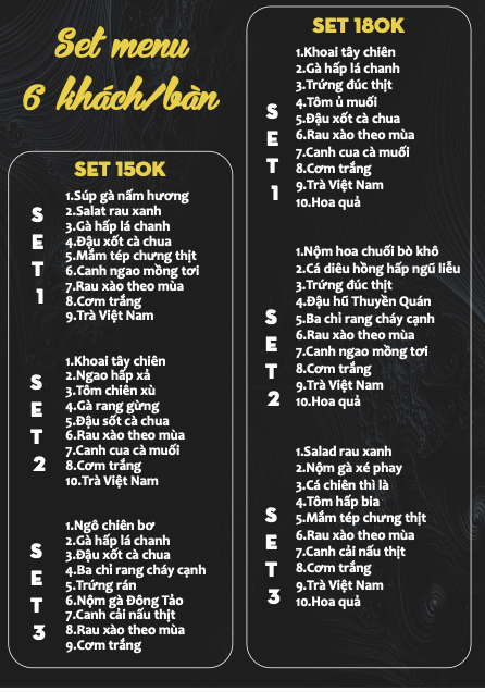 Menu Nhà hàng Thuyền Quán - Vinhomes Ocean Park 3 9