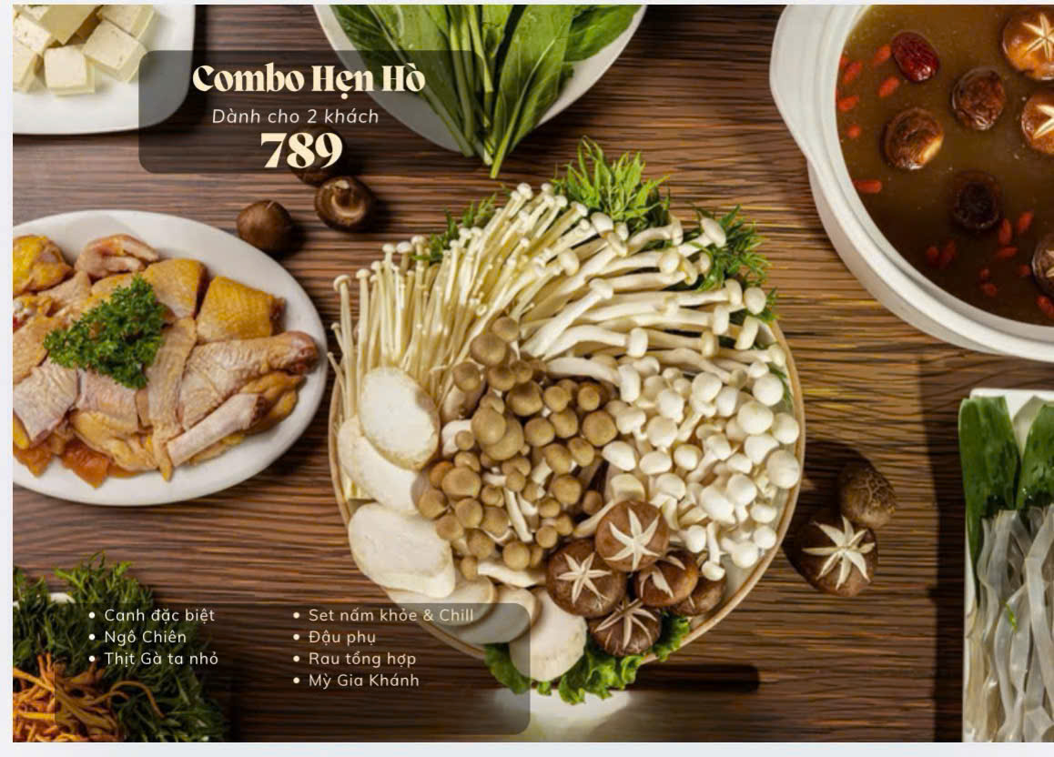 Menu Lẩu Nấm Gia Khánh - Ngoại Giao Đoàn 3