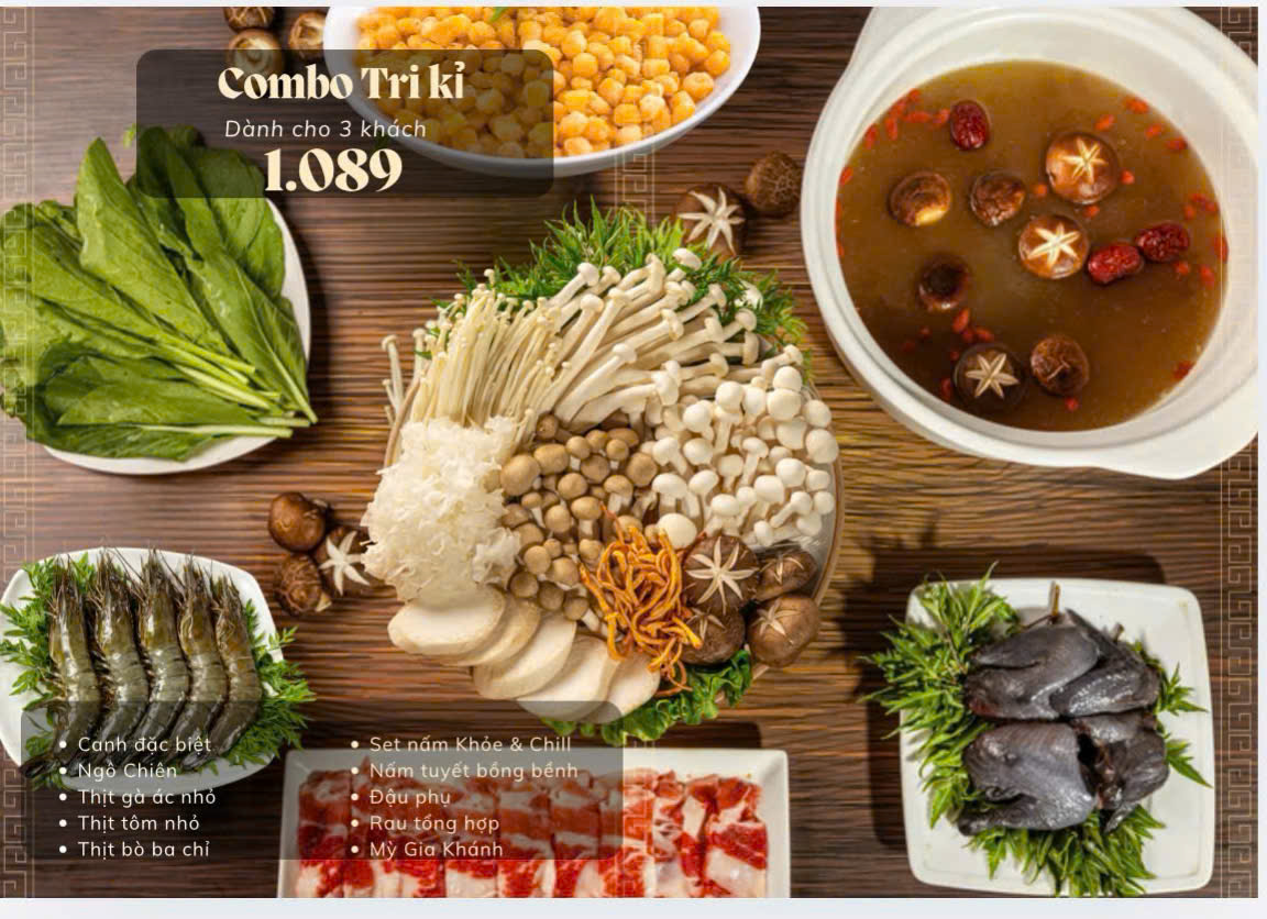 Menu Lẩu Nấm Gia Khánh - Ngoại Giao Đoàn 5