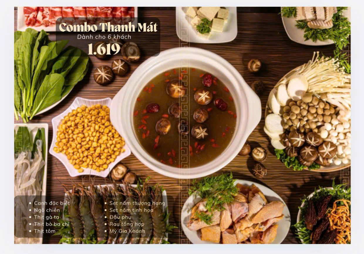 Menu Lẩu Nấm Gia Khánh - Ngoại Giao Đoàn 9 