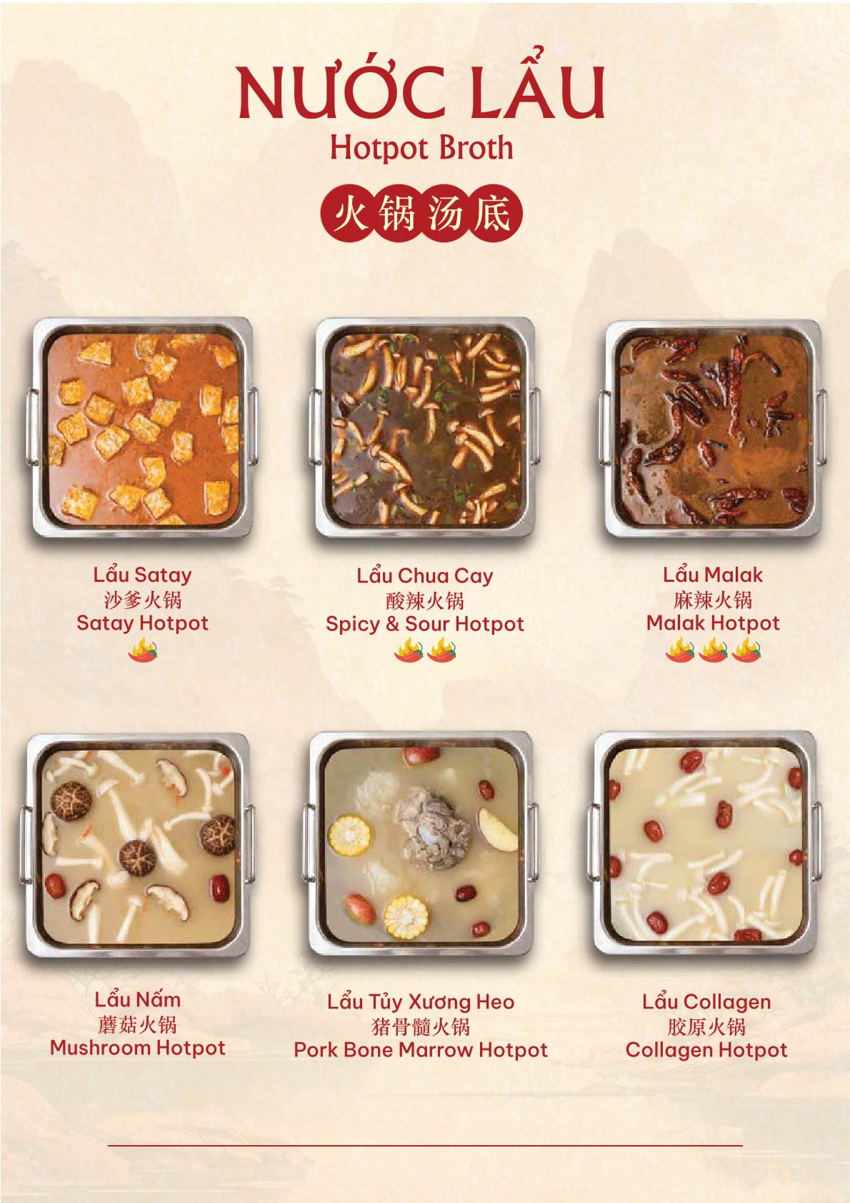 Menu Phù Đổng - Thái Hà 3 