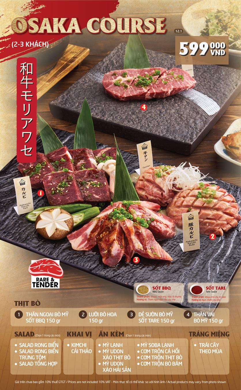 Menu Sumo Yakiniku - Mega Mall Thảo Điền 1