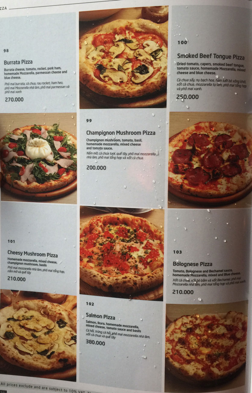 Menu Basta Hiro - Pizza & Pasta - Estella Place  16 