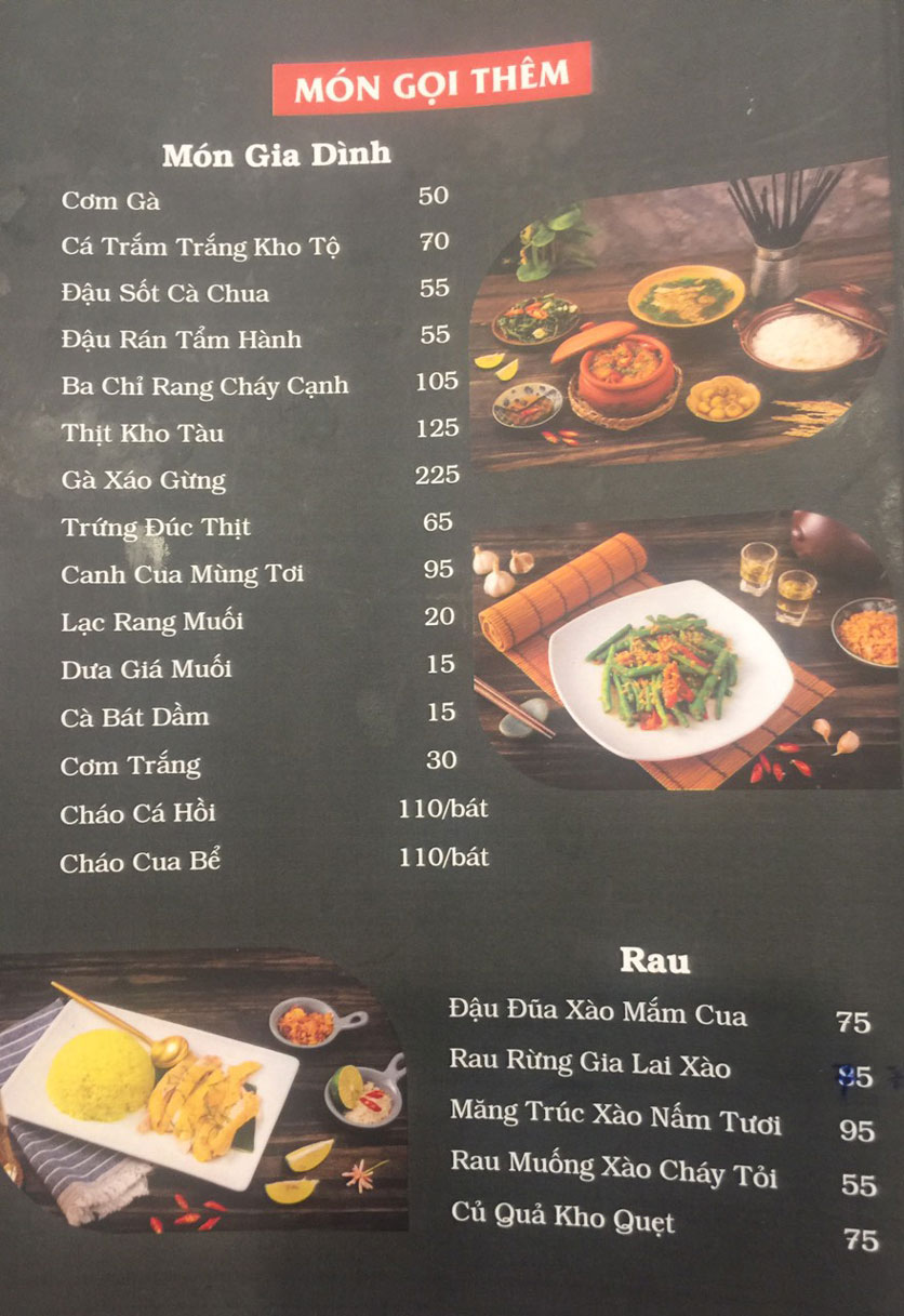 Menu Bếp Cua 83 - Tuệ Tĩnh 4