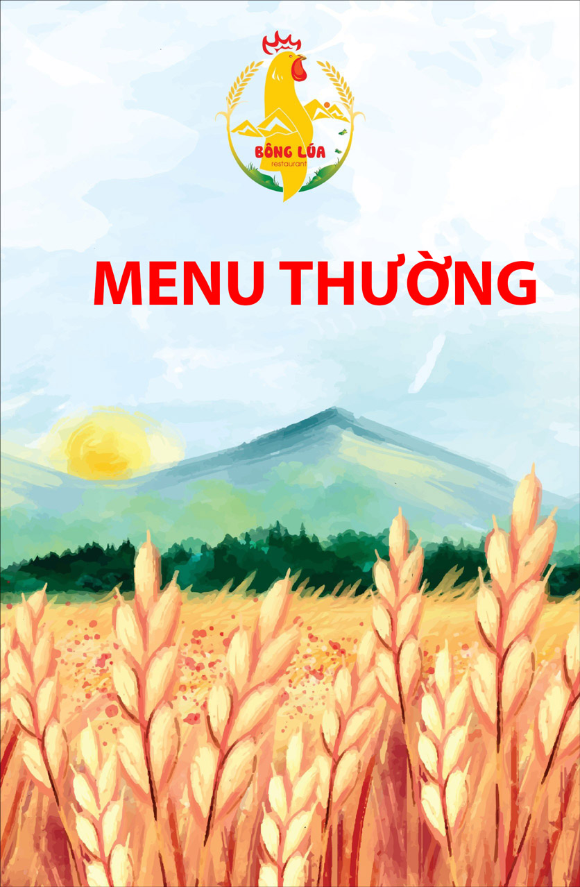 Menu Nhà hàng Bông Lúa - Nguyễn Thị Thập 4
