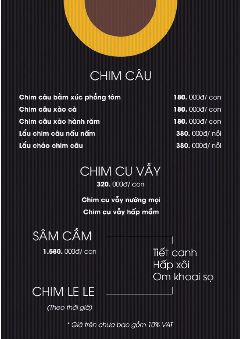 Menu Boong Restaurant – Nguyên Hồng 7