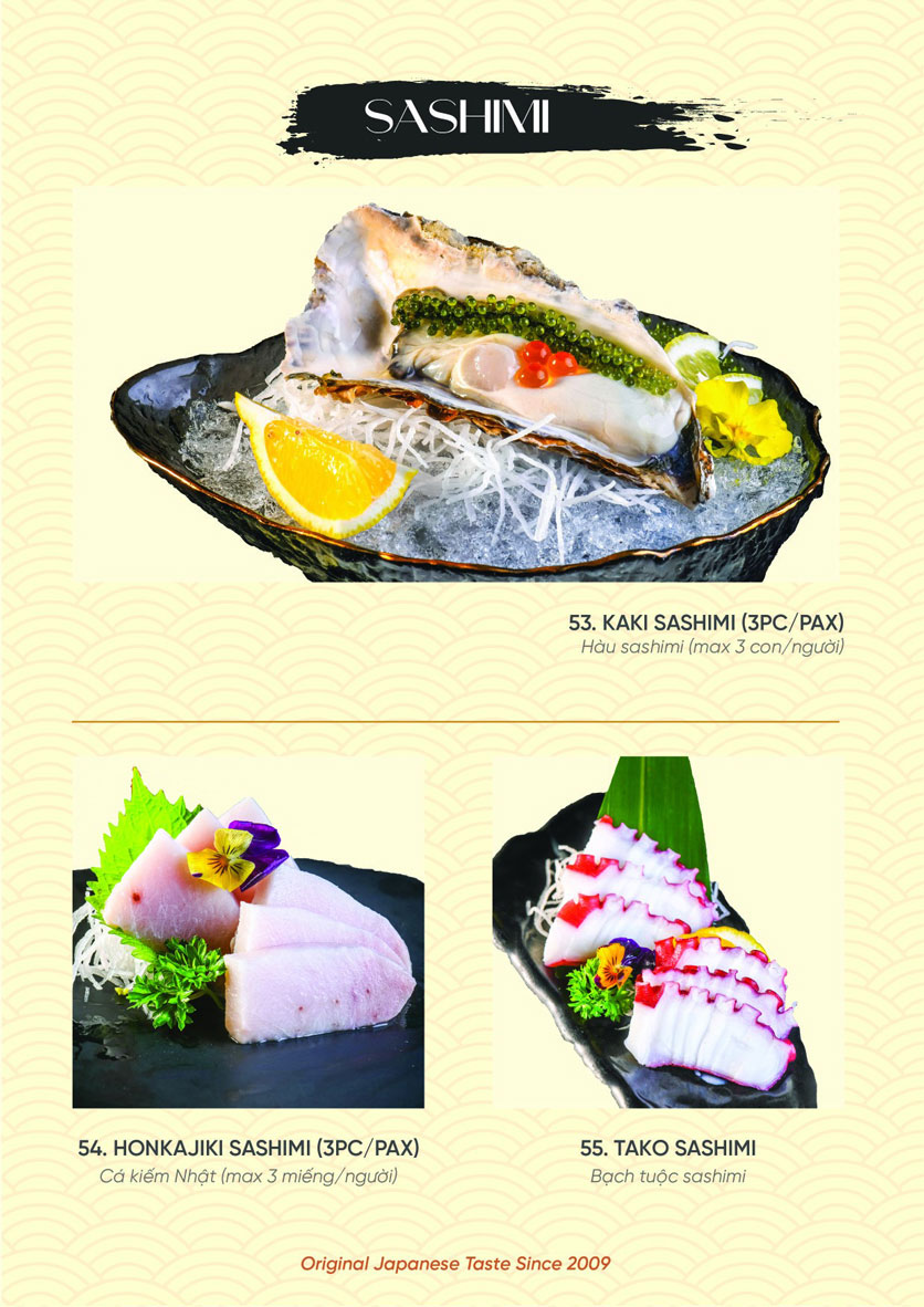 Suất Buffet T2-CN, Giá 550K - Tamaya Japanese Restaurant Hai Bà Trưng-12