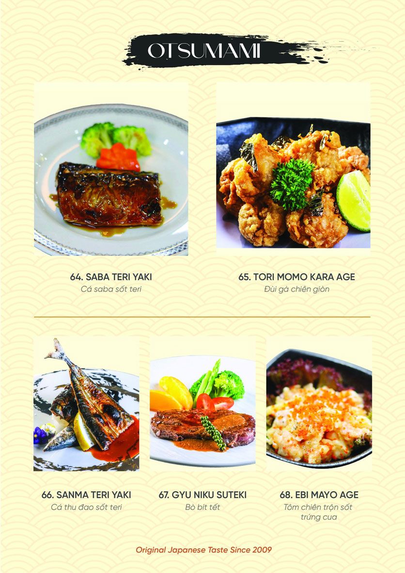 Suất Buffet T2-CN, Giá 550K - Tamaya Japanese Restaurant Hai Bà Trưng-15