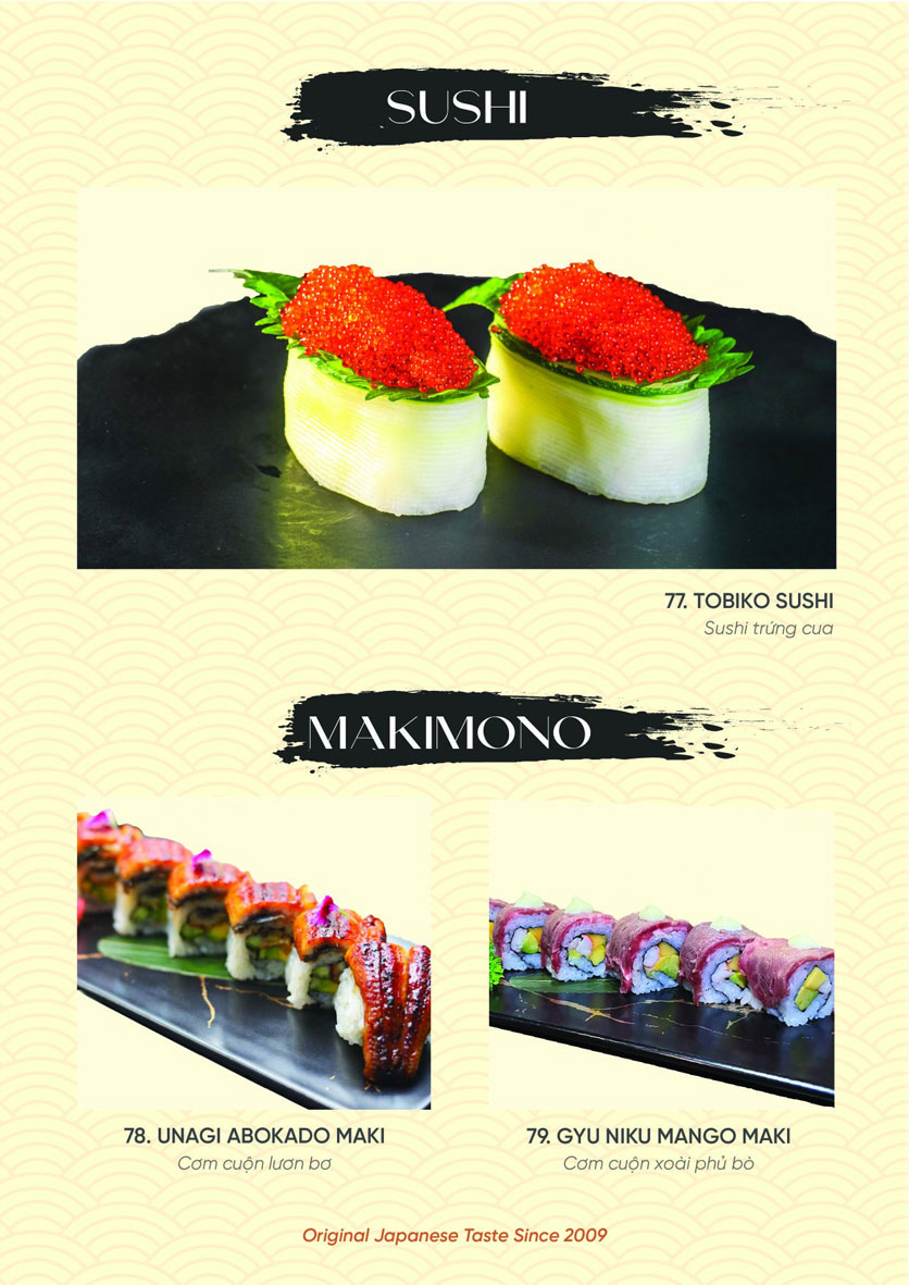 Suất Buffet T2-CN, Giá 650K - Tamaya Japanese Restaurant Hai Bà Trưng-20