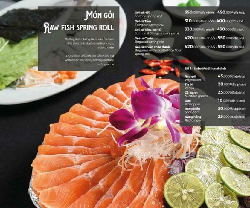 Menu Cá Cử – An Dương 5