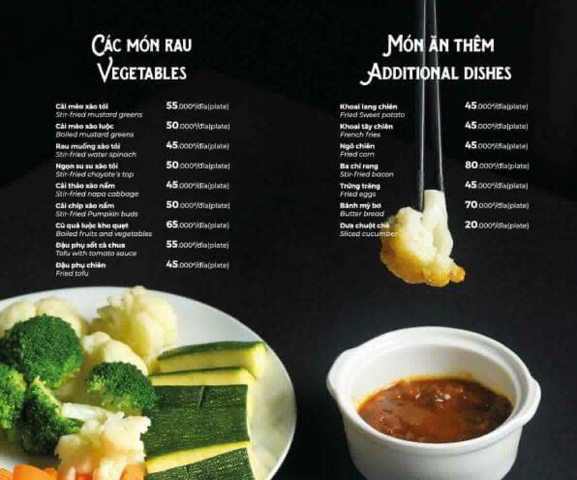 Menu Cá Cử – An Dương 9