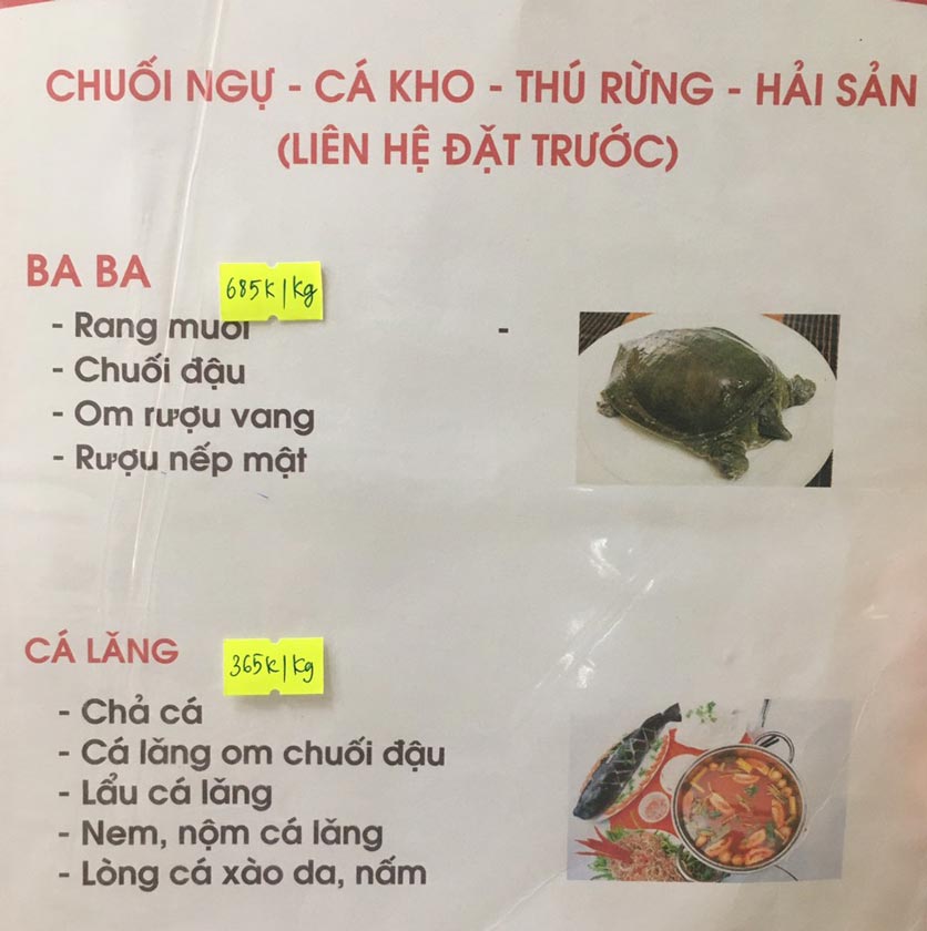 Menu Chim To Dần - Hà Nam Quán - Phạm Văn Đồng  9 
