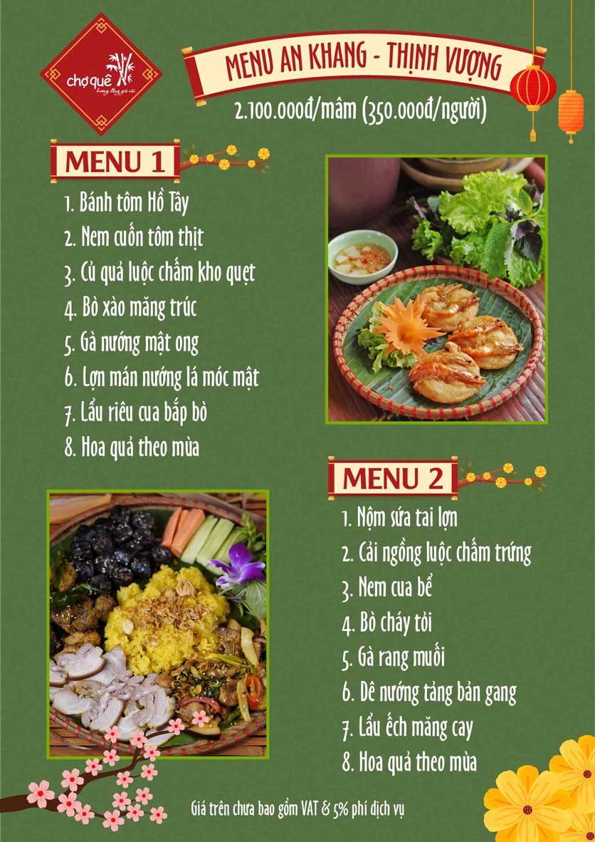 Nhà hàng Chợ Quê Duy Tân - Phiên chợ quê với không gian và món ăn thuà