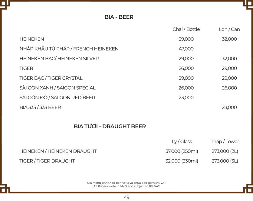 Menu Cơm Niêu Sài Gòn – Tú Xương  47 