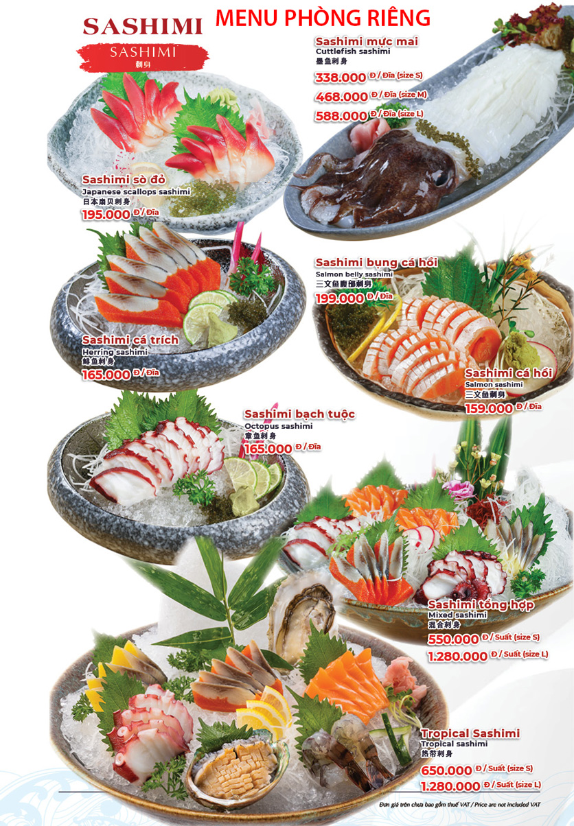 Menu Hải Sản Phố - Liễu Giai 25 