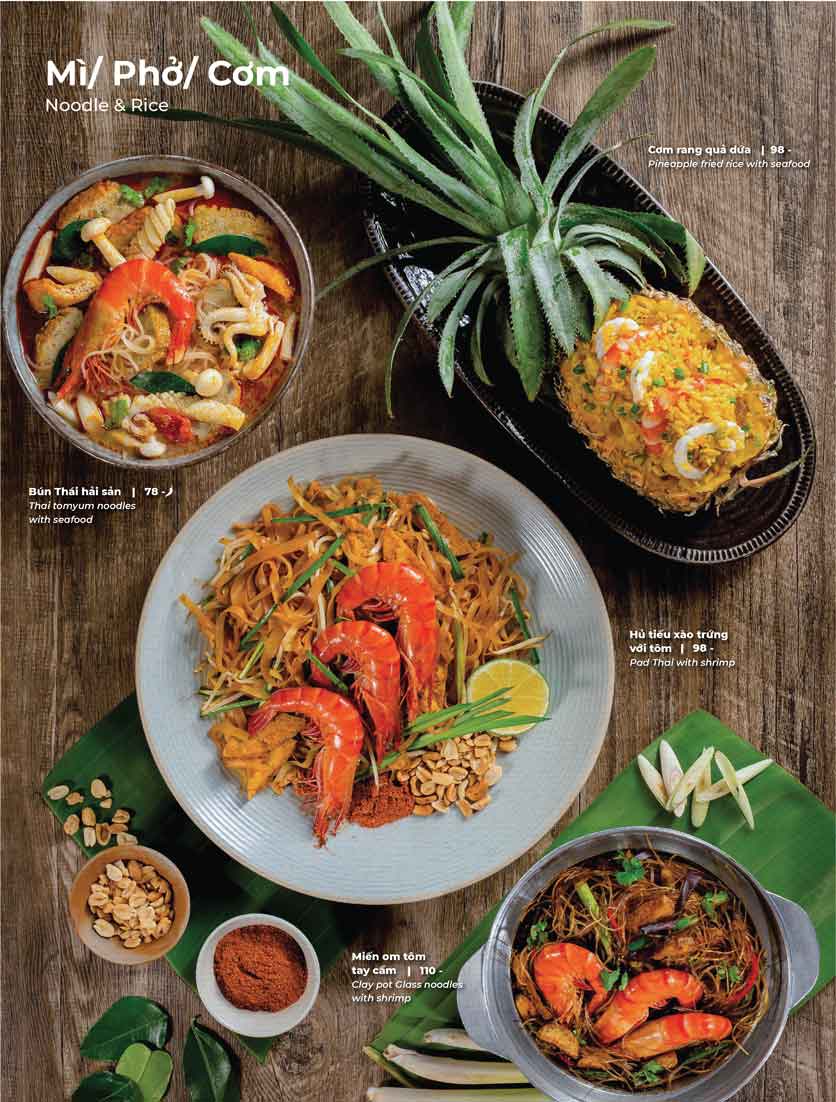 Menu Bếp Thái Koh Yam - Quang Trung 22 