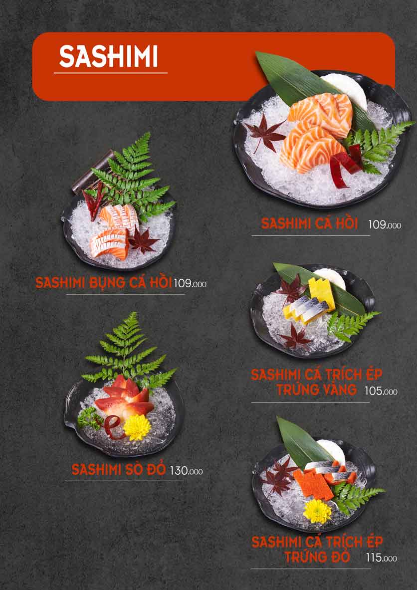 Menu Let’s Sushi - Trần Huy Liệu 11 