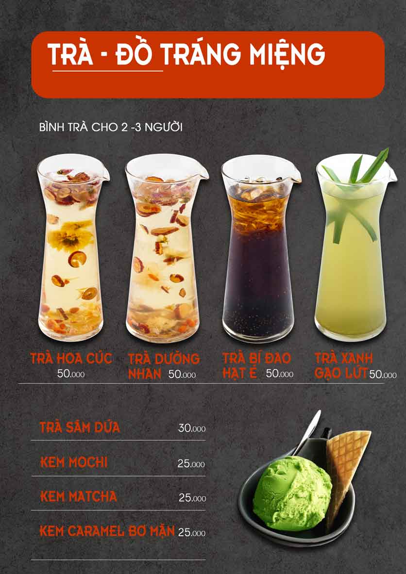 Menu Let’s Sushi - Nguyễn Khuyến 33 