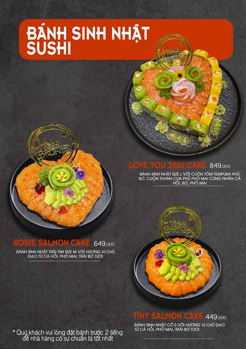 Menu Let’s Sushi - Trần Huy Liệu 34 