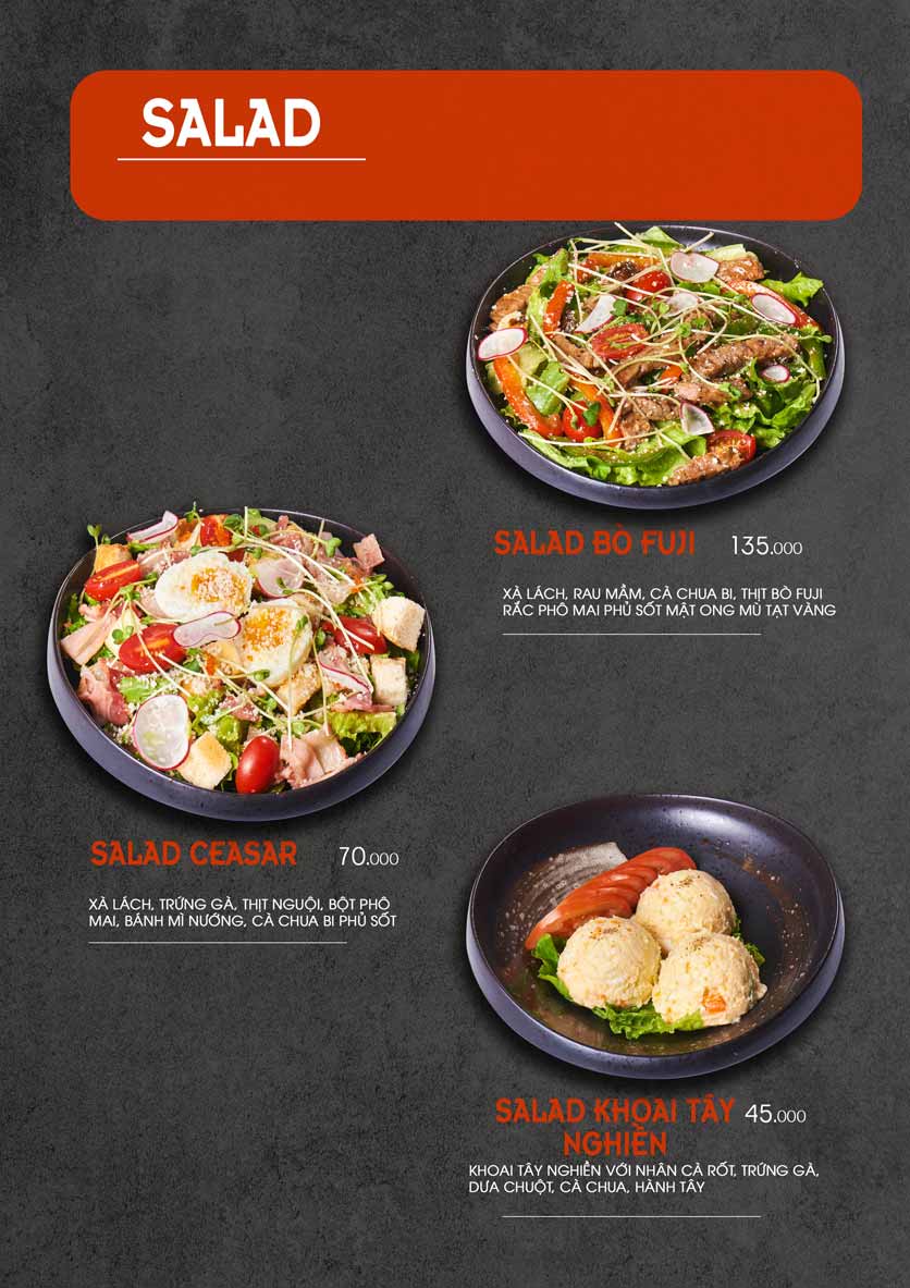 Menu Let’s Sushi - Nguyễn Văn Lộc 4 