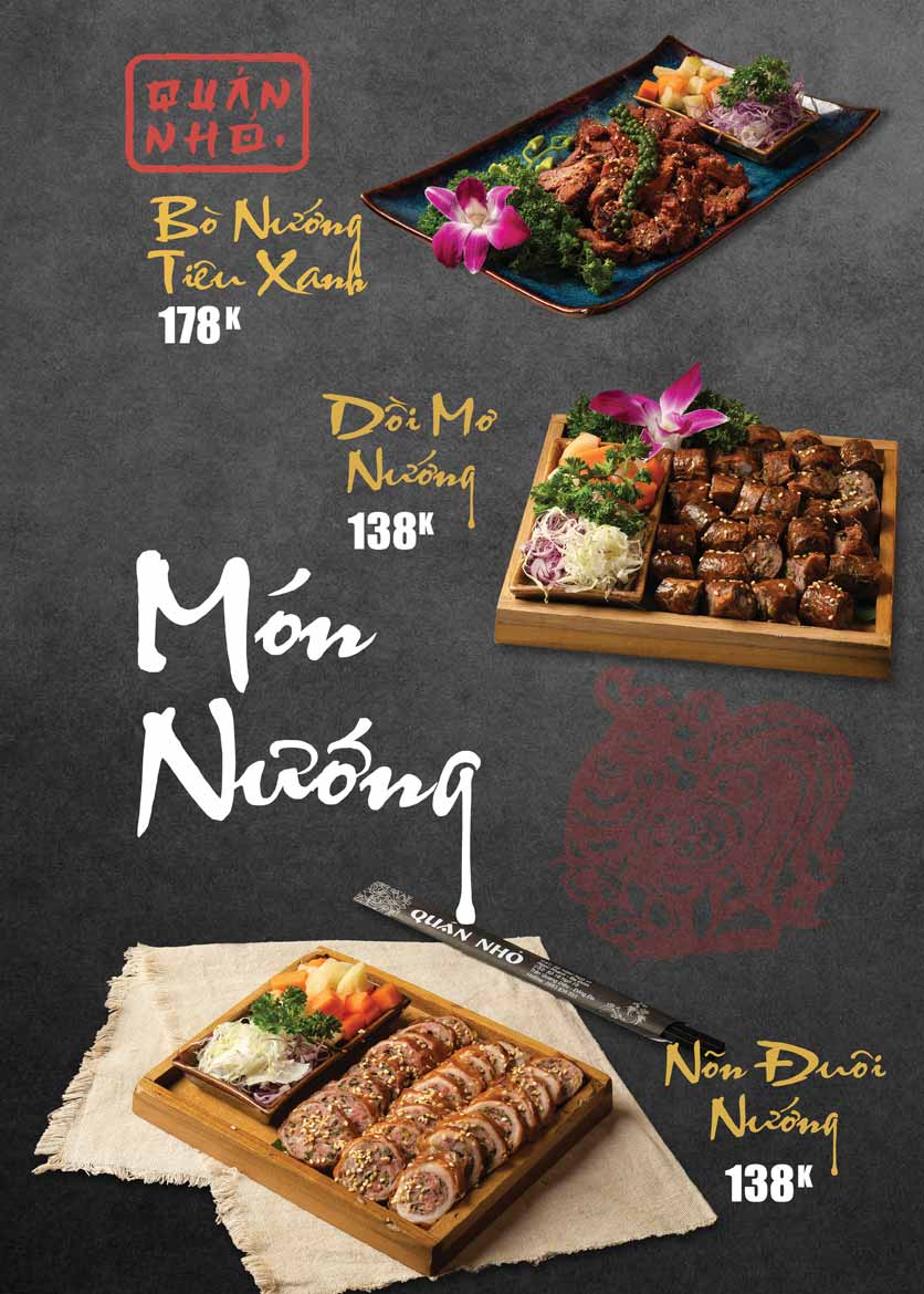 Menu Quán Nhỏ - Nguyễn Khánh Toàn 7 