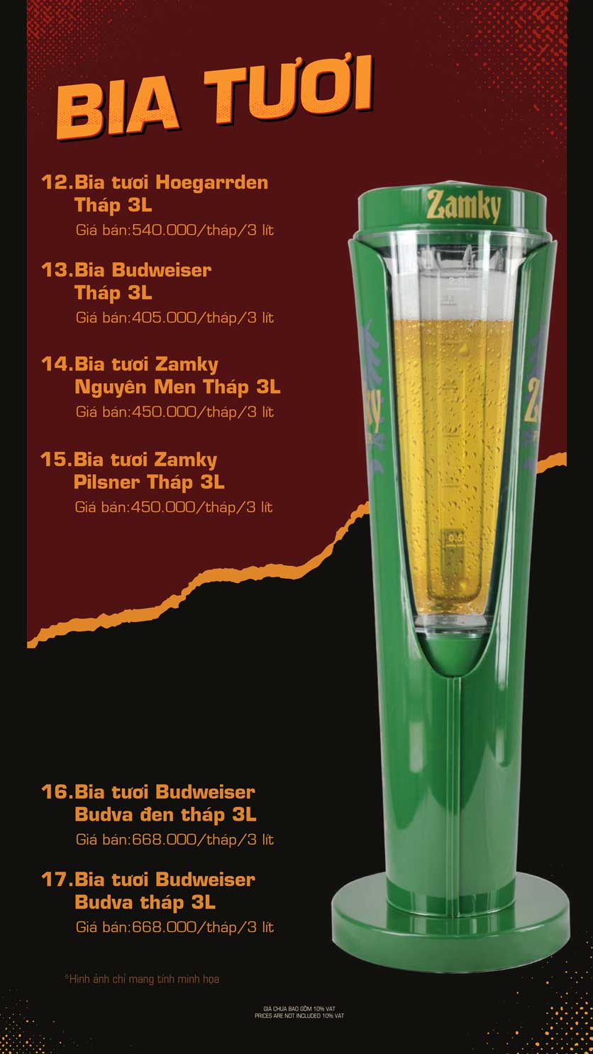 Menu Vuvuzela - Tràng Thi 12 