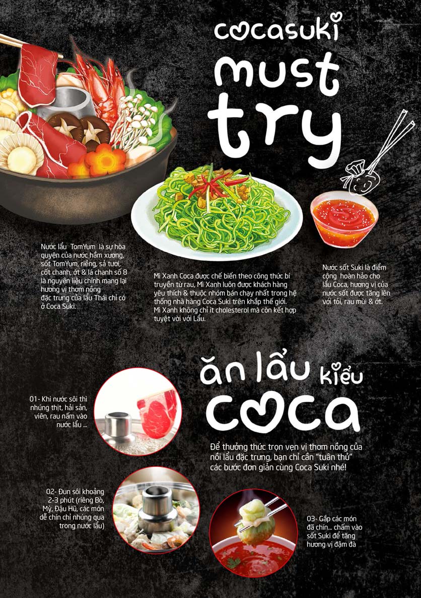 Menu COCA Restaurant - Nhà hàng lẩu Thái - Láng Hạ 9 