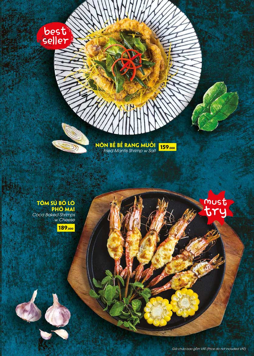 Menu COCA Restaurant - Nhà hàng lẩu Thái - Láng Hạ 22 