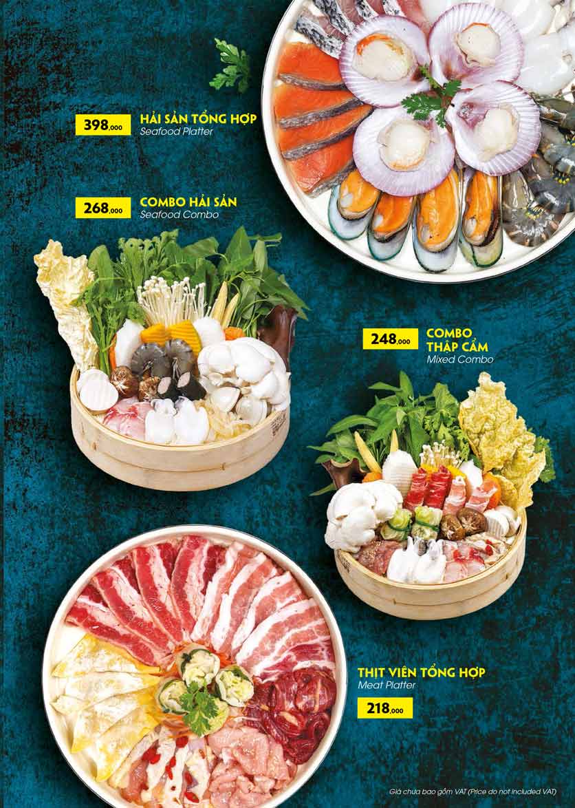 Menu COCA Restaurant - Nhà hàng lẩu Thái - Láng Hạ 34 