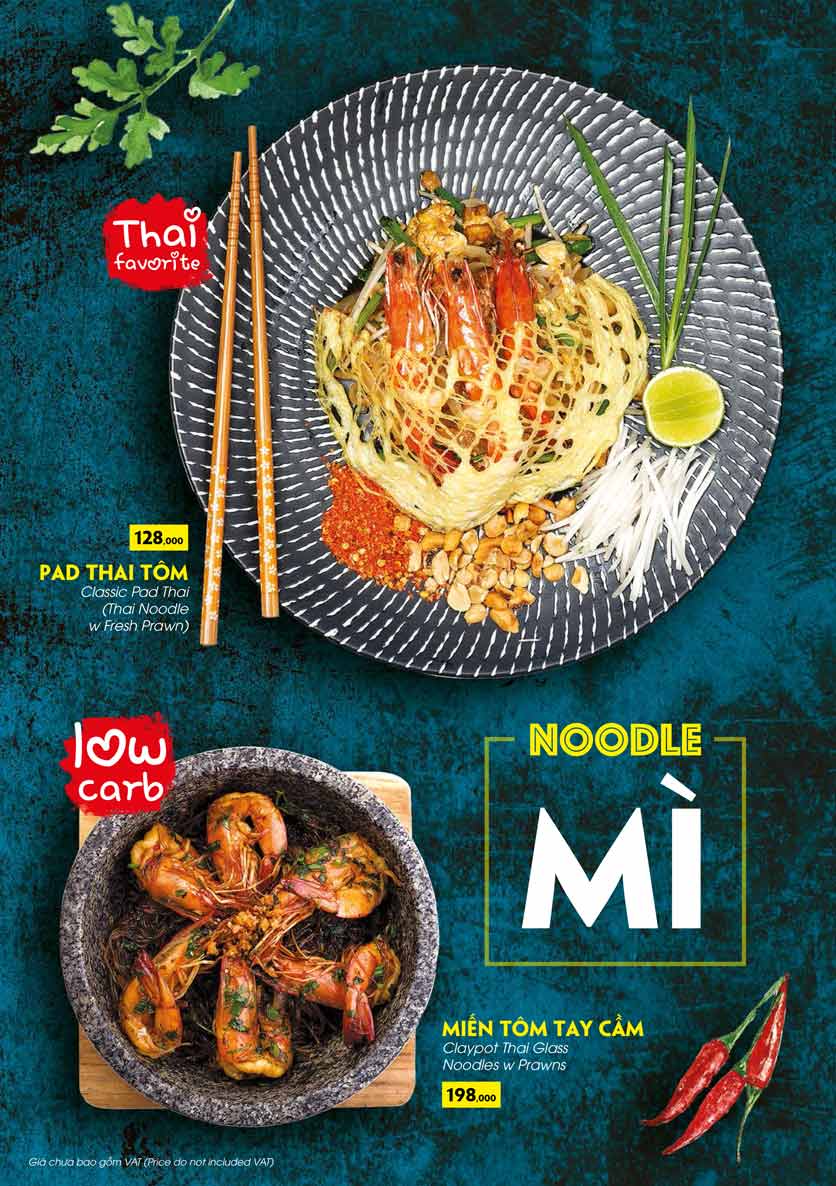 Menu COCA Restaurant - Nhà hàng lẩu Thái - Láng Hạ 35 
