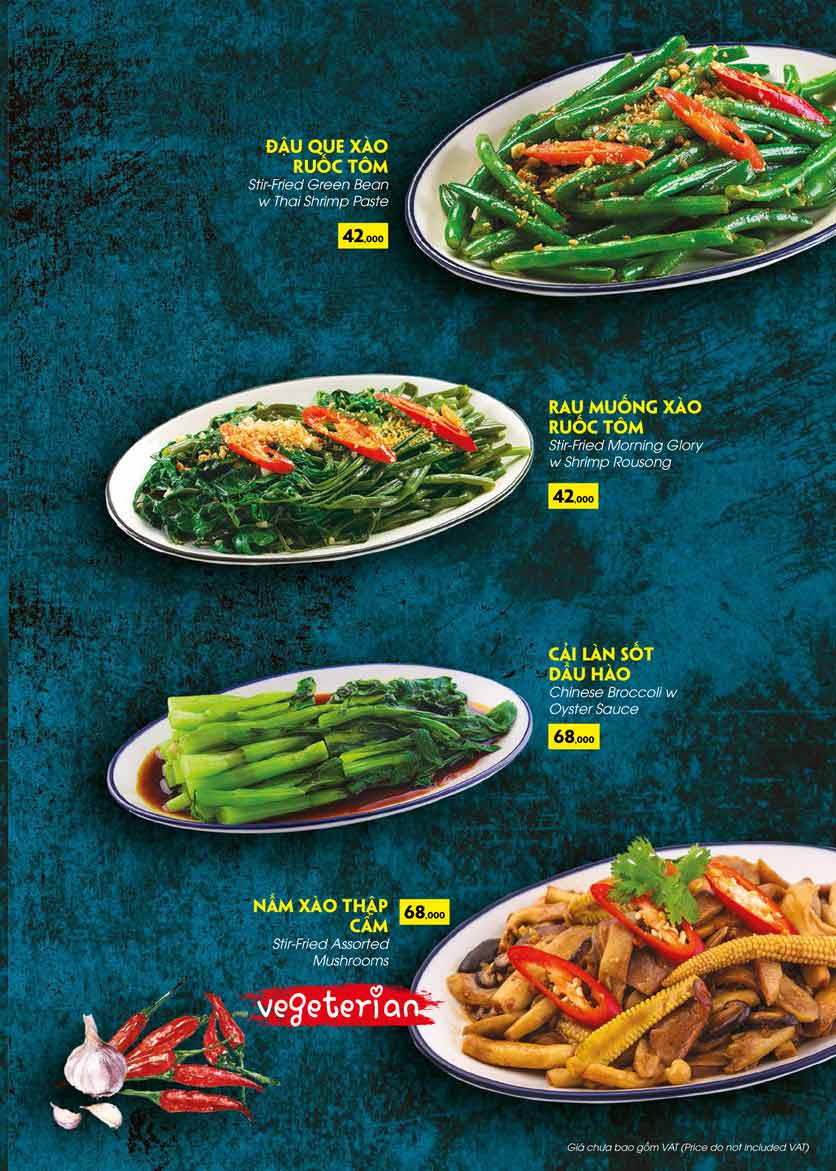 Menu COCA Restaurant - Nhà hàng lẩu Thái - Láng Hạ 40 