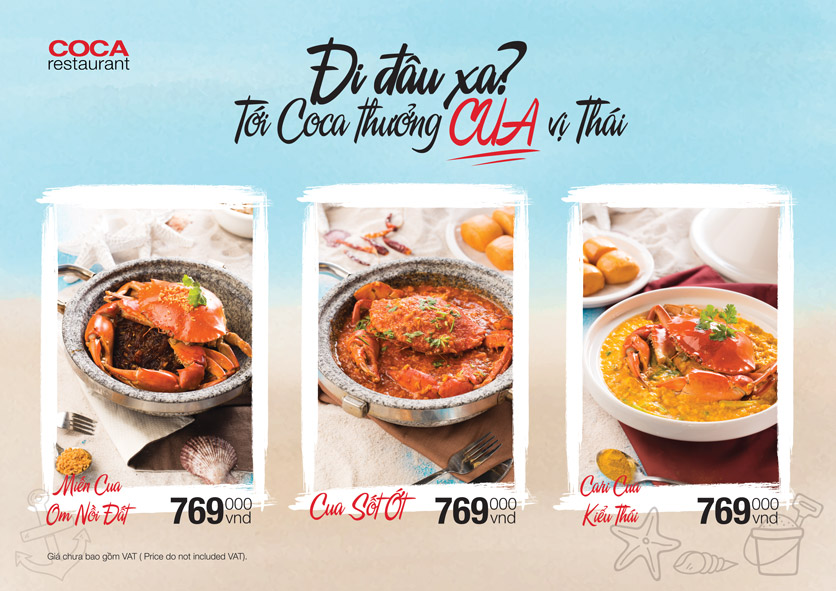 Menu COCA Restaurant - Nhà hàng lẩu Thái - Láng Hạ 46 