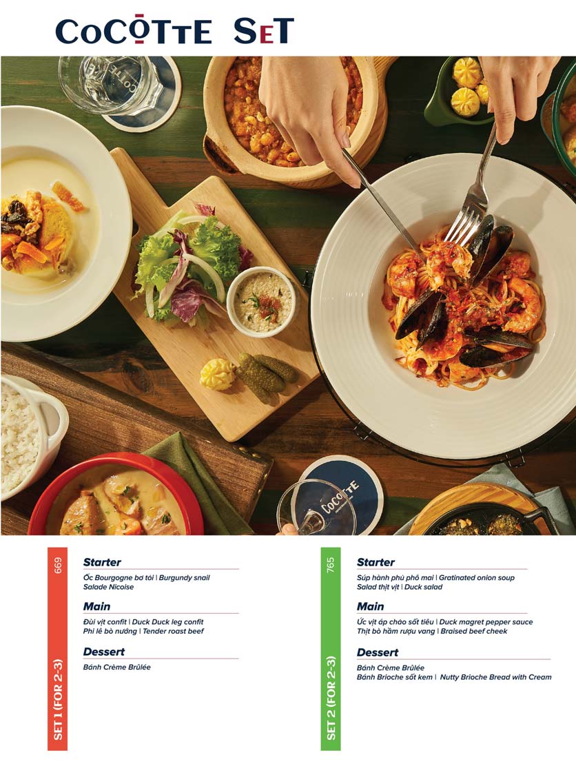 Menu Cocotte - SILA Urban Living 18 