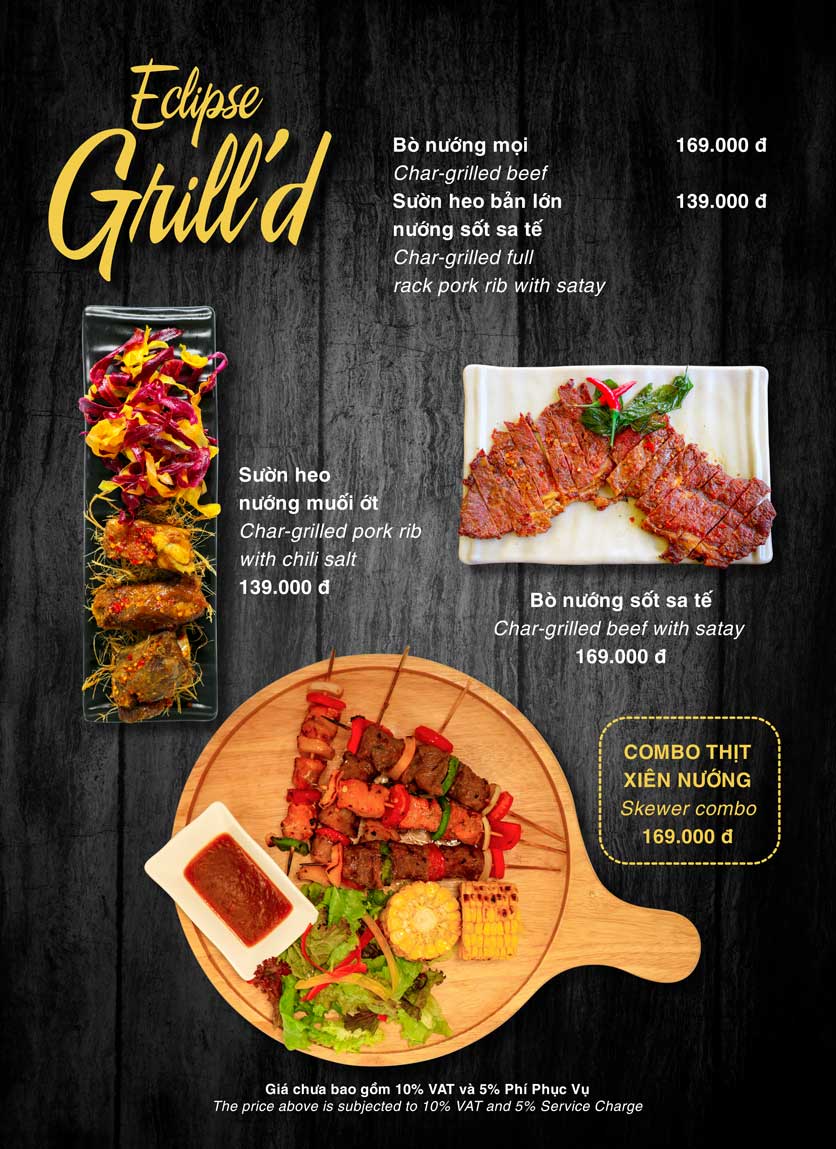 Menu Eclipse Vietnam - SC VivoCity 8